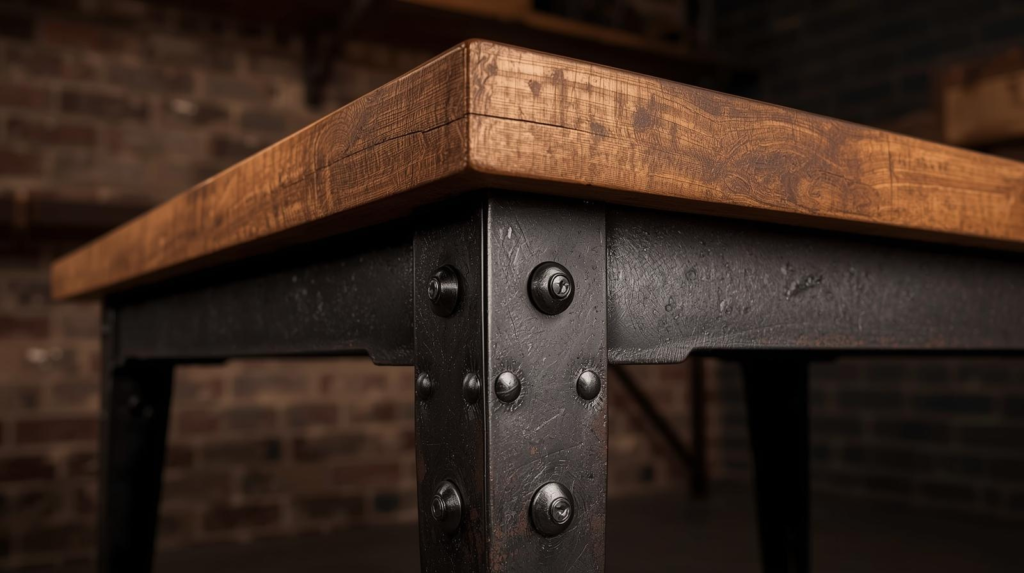 Custom Furniture Industrial: Mengolah Besi, Kayu Bekas, dan Pipa menjadi Karya Seni 2 ✅ | Jualkayu 2026 Custom Furniture Industrial