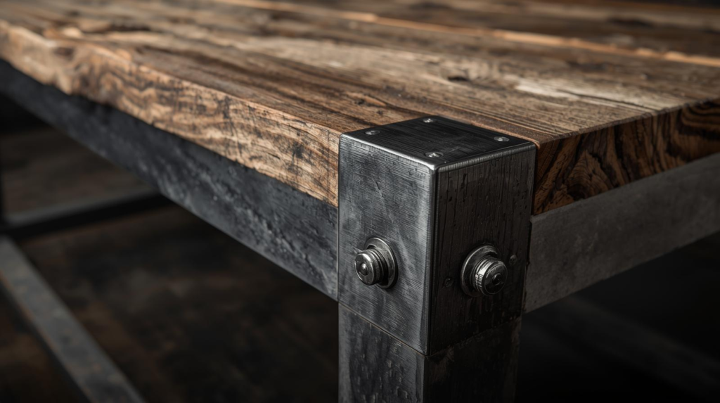 Custom Furniture Industrial: Mengolah Besi, Kayu Bekas, dan Pipa menjadi Karya Seni 3 ✅ | Jualkayu 2026 Custom Furniture Industrial (2)