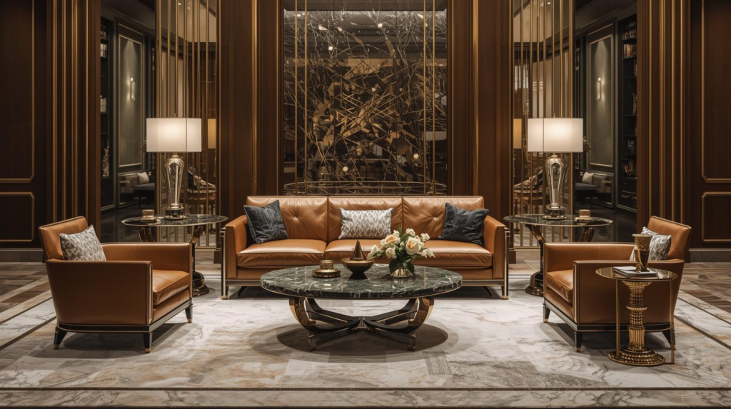 Luxurious Touch: Custom Furniture dengan Sentuhan Marmer, Kuningan, dan Kulit
